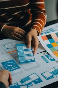 UX UI and Programming development technology. Photos