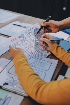 UX UI and Programming development technology. 写真素材