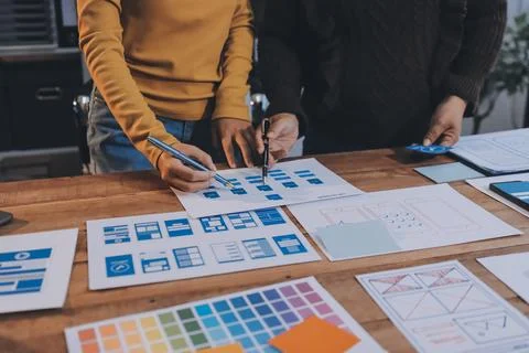 UX UI and Programming development technology. 写真素材