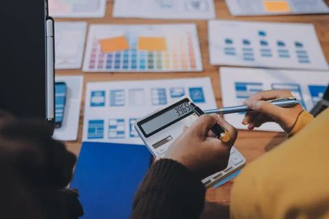 UX UI and Programming development technology. Foto stock