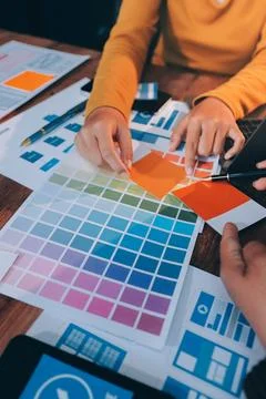 UX UI and Programming development technology. Foto stock