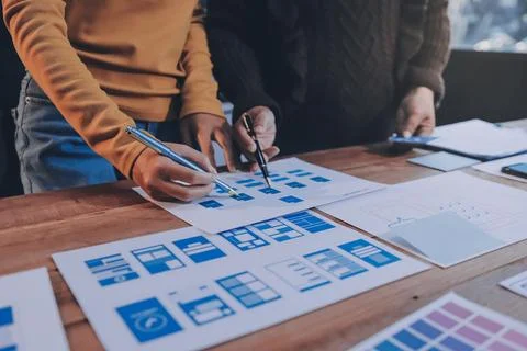 UX UI and Programming development technology. 写真素材