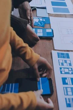 UX UI and Programming development technology. 写真素材