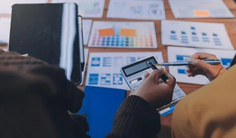 UX UI and Programming development technology. 스톡 사진