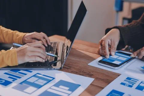 UX UI and Programming development technology. 写真素材