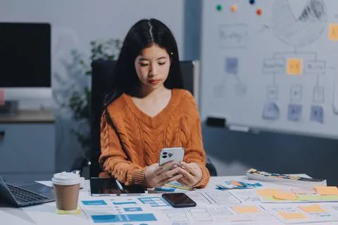 UX UI and Programming development technology 写真素材