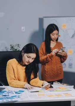 UX UI and Programming development technology 스톡 사진