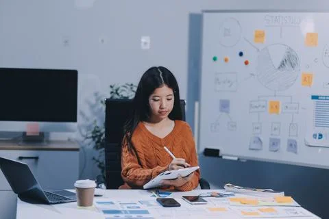 UX UI and Programming development technology 库存照片