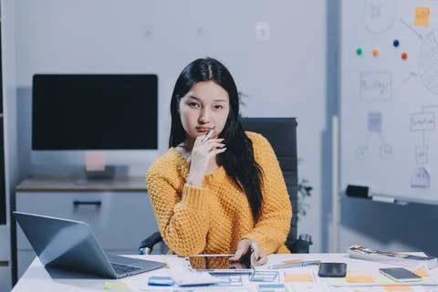 UX UI and Programming development technology Stock Photos