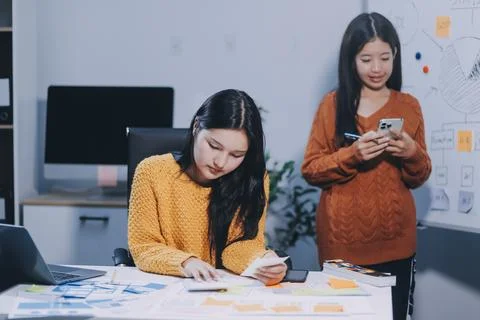 UX UI and Programming development technology 스톡 사진