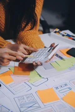 UX UI and Programming development technology Foto stock