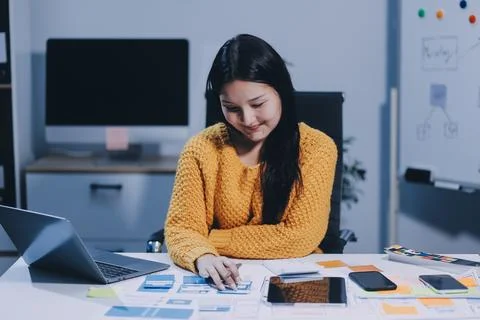 UX UI and Programming development technology 写真素材