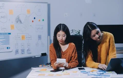 UX UI and Programming development technology Foto stock