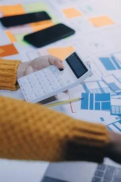 UX UI and Programming development technology 写真素材