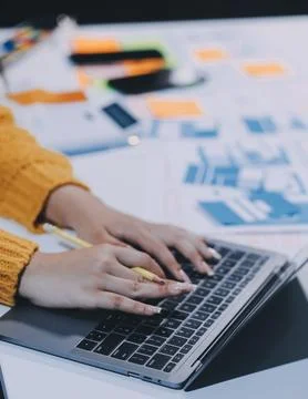 UX UI and Programming development technology Foto stock