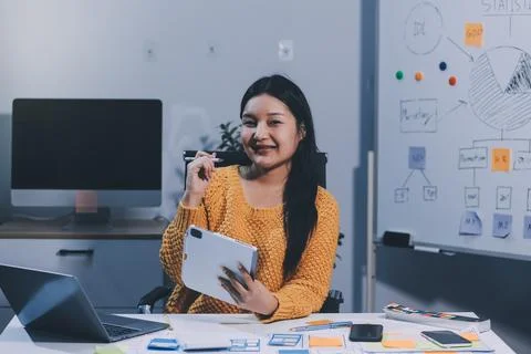 UX UI and Programming development technology Stockfoto's