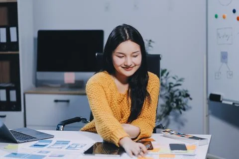 UX UI and Programming development technology Foto stock