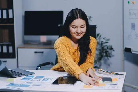 UX UI and Programming development technology Foto stock