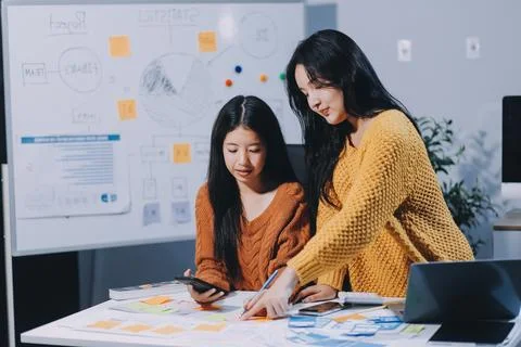 UX UI and Programming development technology 스톡 사진