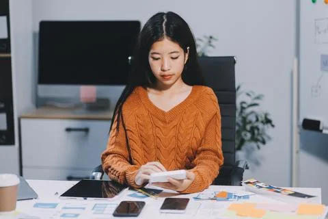 UX UI and Programming development technology 写真素材