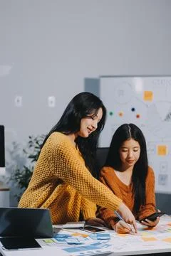 UX UI and Programming development technology Foto stock