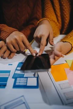 UX UI and Programming development technology Foto stock