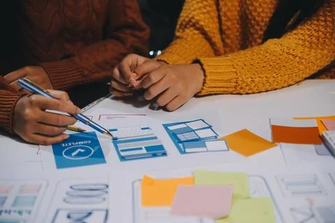 UX UI and Programming development technology 写真素材