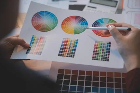 UX UI design process for modish mobile application and website . Creative p.. Foto stock