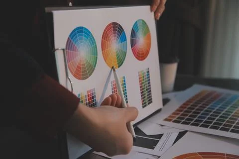 UX UI design process for modish mobile application and website . Creative p.. Foto stock