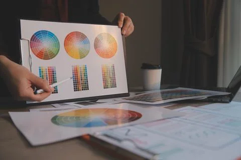 UX UI design process for modish mobile application and website . Creative p.. Foto stock