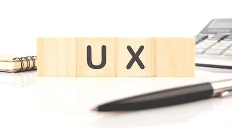UX User Experience development and design concept. The abbreviation UX It i.. 写真素材