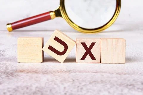 UX User Experience development and design concept. The abbreviation UX writ.. 写真素材