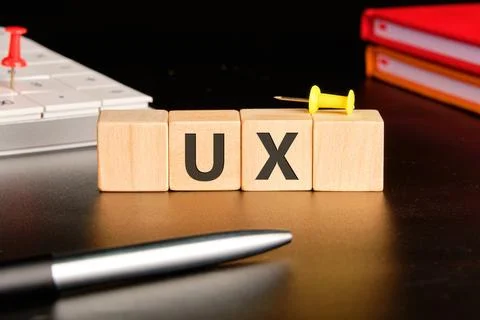 UX User Experience development and design concept. The abbreviation UX It i.. Stock Photos