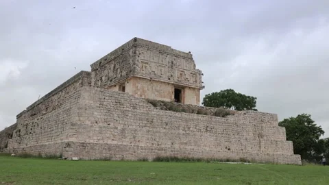 Uxmal Mayan ruins in Mexico. Vídeos de archivo 157257558