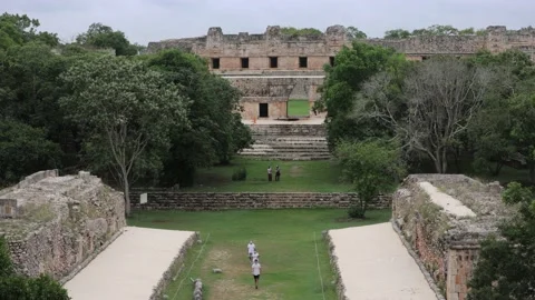 Uxmal Mayan ruins in Mexico. Vídeos de archivo 157257586