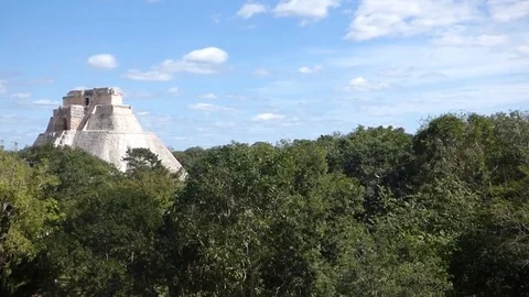 Uxmal pyramids Stock Footage 82782022