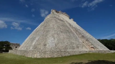 Uxmal pyramids Stock Footage 82783643