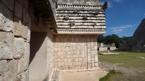Uxmal pyramids Stock Footage 82783894