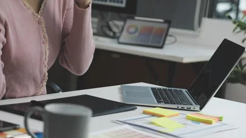UX/UI designer working on wireframes for a website and mobile app prototype.. Stock Footage 309837279
