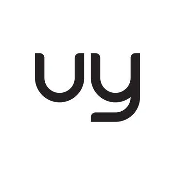 Uy initial letter vector logo icon Ilustração Stock