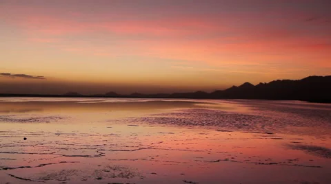 UYUNI Sunset Stock Footage 39986339
