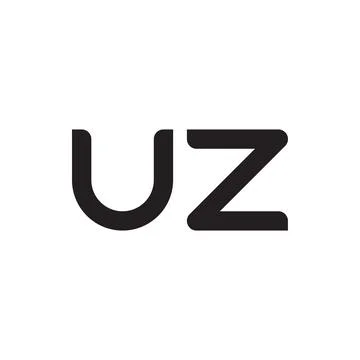 Uz initial letter vector logo icon Stock-Illustration