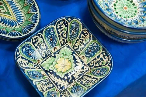 Uzbeck ceramics Stock Photos