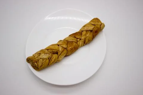 Uzbek dried melon braided in a braid Stock Photos