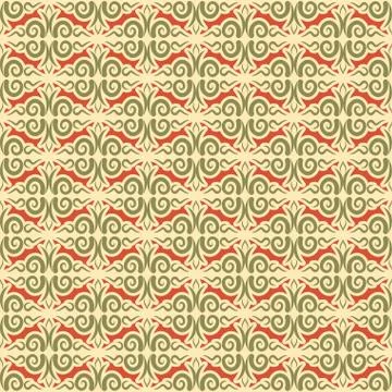 Uzbek pattern. Traditional national pattern of Uzbekistan. Texture pattern pe Stock Illustration