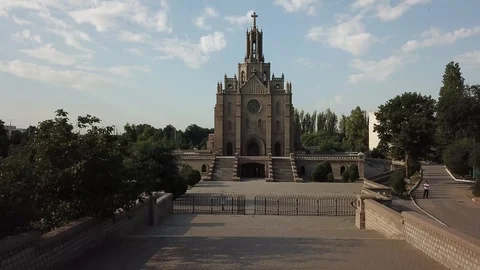 Uzbekistan Catholic Church Stock Footage