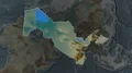 Uzbekistan - hub of the world. Relief 4k or 4k+ Resolution