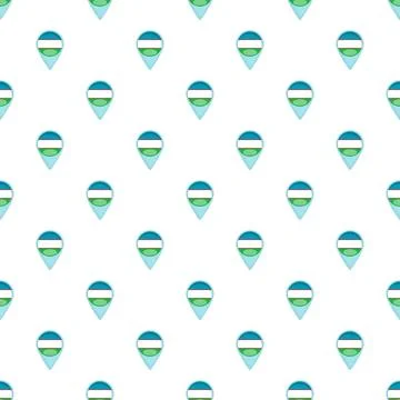 Uzbekistan map pointer pattern representing travel and location Stock Illustration