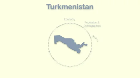 Uzbekistan MAP revealingmotion graphics data elements Stock Footage 339872790