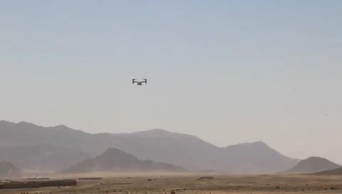 V 22 Osprey Approaching (HD) co Stock Footage 1160537